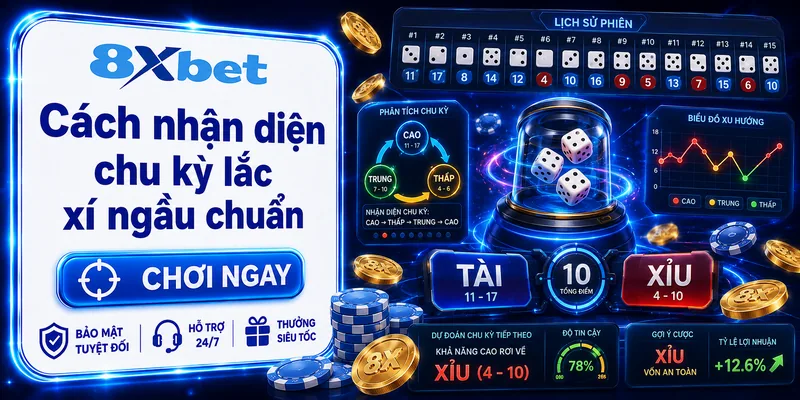 Cách nhận diện chu kỳ lắc xí ngầu sicbo