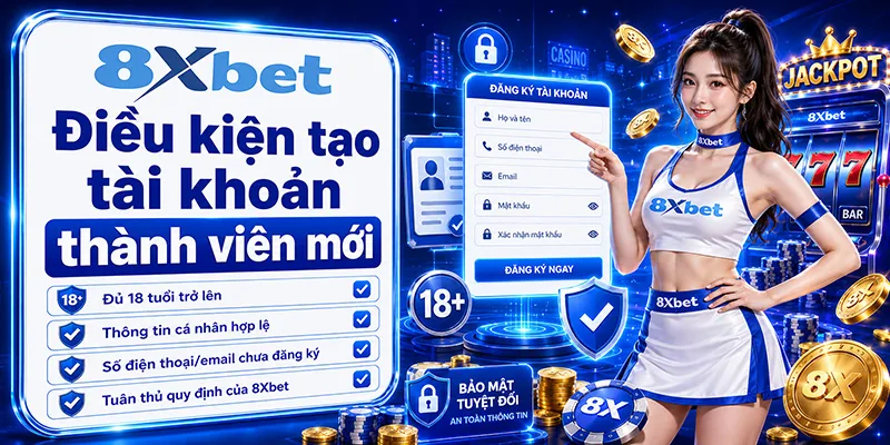 Điều kiện tạo tài khoản thành viên mới