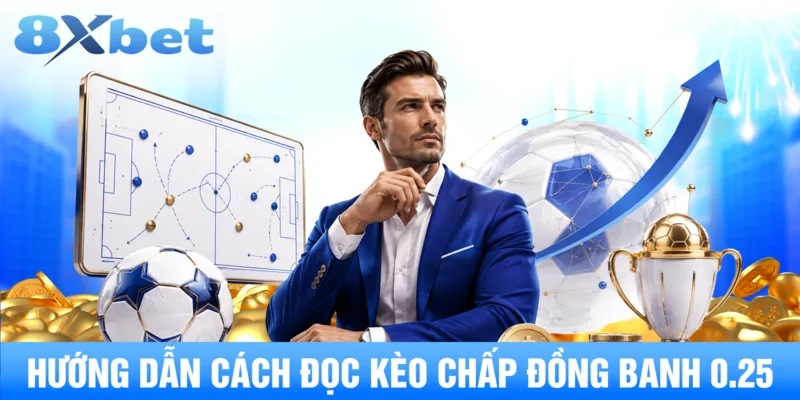 Hướng dẫn cách đọc kèo chấp đồng banh 0.25