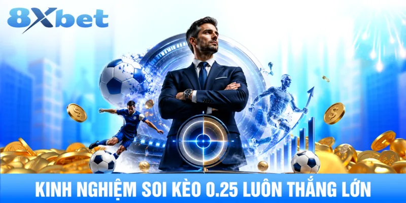 Kinh nghiệm soi kèo 0.25 luôn thắng lớn