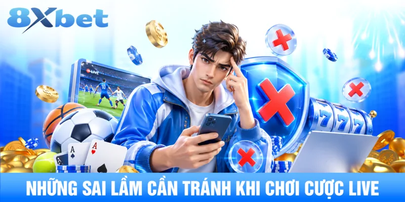 Những sai lầm cần tránh khi chơi cược live