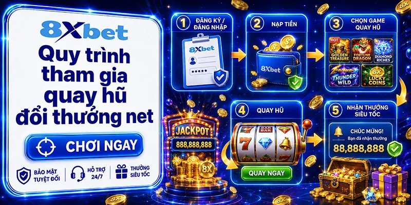 Quy trình tham gia quay hũ đổi thưởng nét